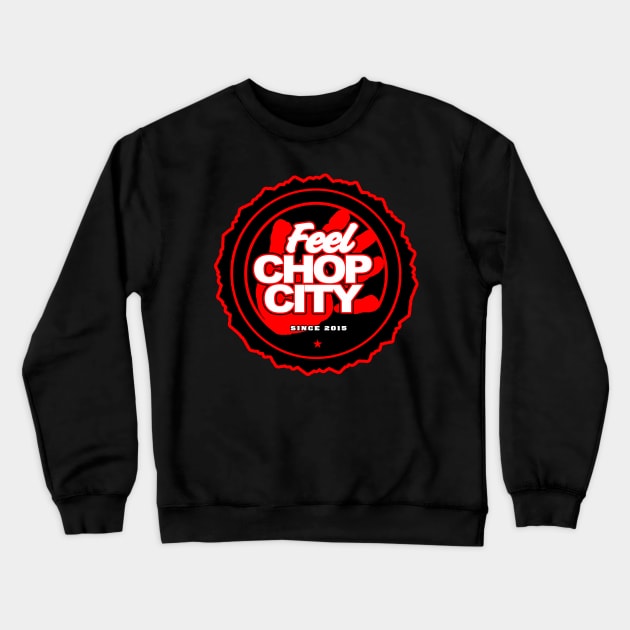 Chop City - Hand Crewneck Sweatshirt by BigOrangeShirtShop